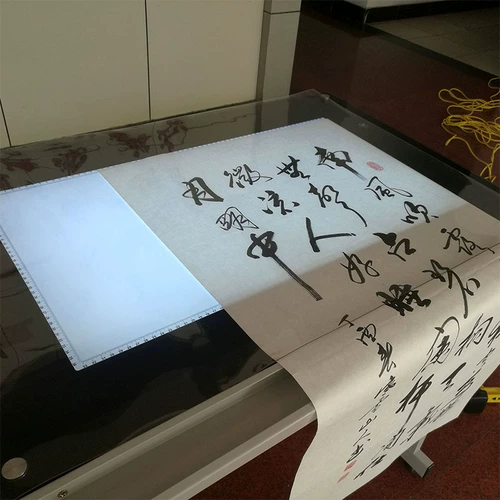 Большая светодиодная копия Таблица 90*60 Многофункциональная таблица рисования каллиграфия и таблица покраски полупрозрачная таблица Таблица Рукопись Ремонт Таблица Анимация Анимация таблица таблица подъема замолчание глаз Запеченное стекло HP902R