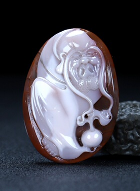 天然原石挂坠男女款凉山南红玛瑙