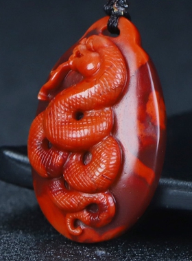 墨雨轩男女款南红玛瑙原石雕刻