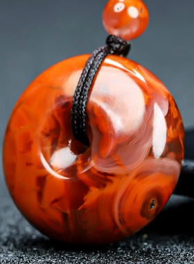 墨雨轩男女款南红玛瑙原石雕刻