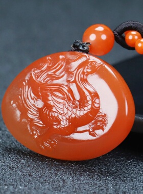 墨雨轩男女南红玛瑙原石雕刻