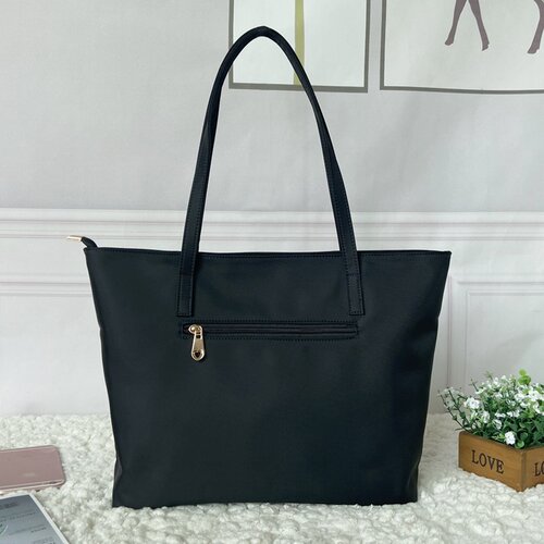 托特包帆布包女单肩尼龙牛津布大包包大容量上班通勤包简约女手提 - 图0