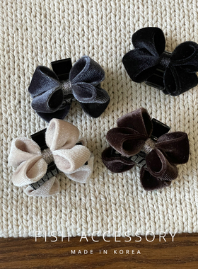 细腻高品质立体蝴蝶结抓夹