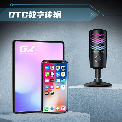 得胜GX1USB电容麦克风即插即用手机电脑直播K歌录播游戏外接话筒 - 图3