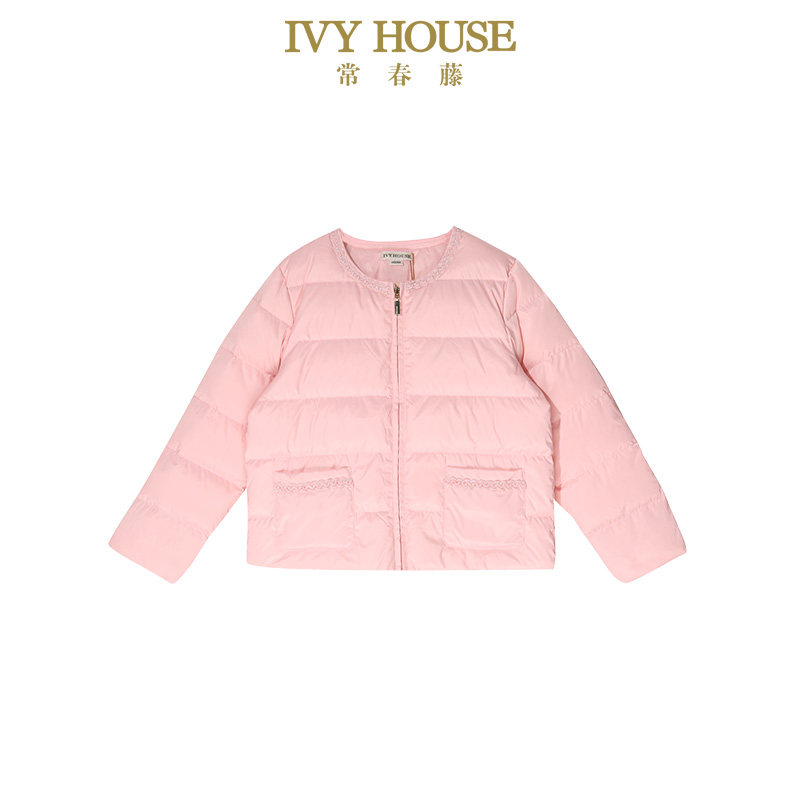 IVY HOUSE常春藤童装女童冬季新款 小香风羽绒服外套轻薄保暖短款,淘宝优惠券,粉丝福利购,淘宝优惠卷