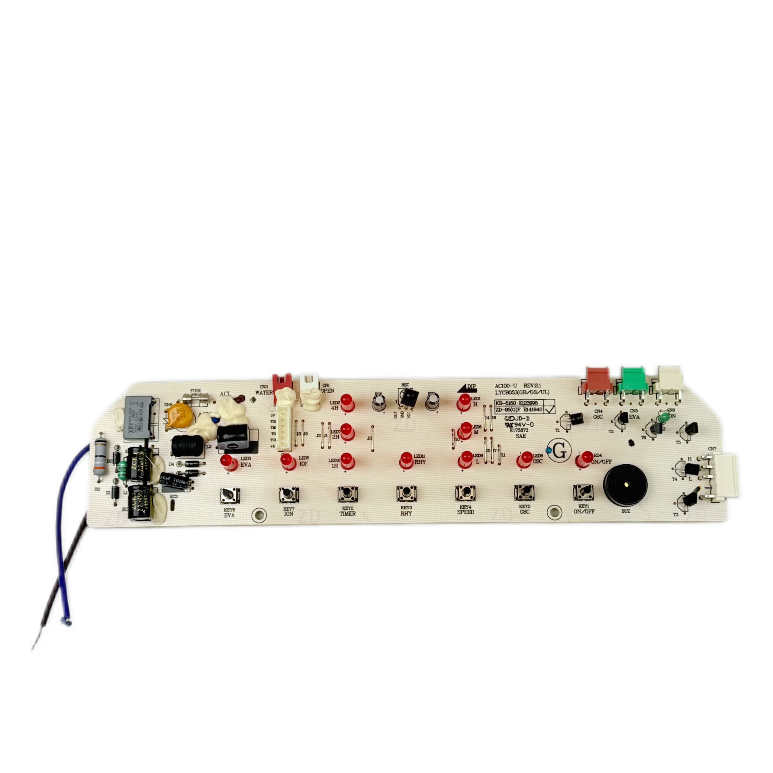 美的空调扇配件AC100-U AC100-15ERW电路板总成灯板控制板冷风扇 - 图1