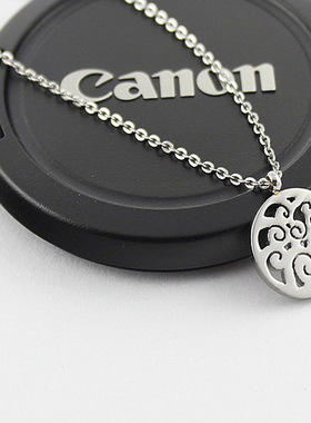 批 发水洗不掉色彩云项链项链女锁骨链女颈链女吊坠女生简约配饰