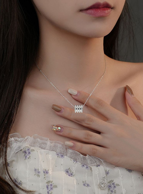 批 发洗不掉色小蛮腰项链女锁骨链女颈链女吊坠女生简约配饰礼物