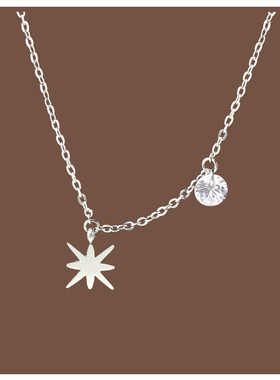 批发闪耀星茫钻项链女小众轻奢高级感简约超仙锁骨链闺蜜生日礼物