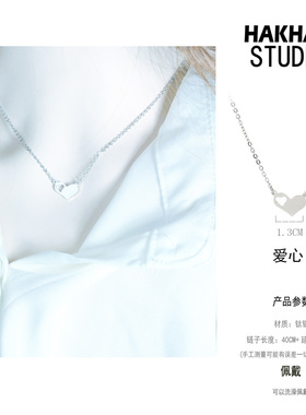 批 发水洗不掉色金豆项链女高级感轻奢小众颈链配饰锁骨链百搭潮