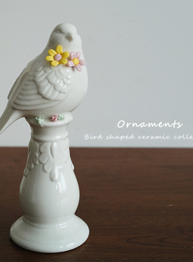 创意黄油碟造型鸟合集陶瓷欧式