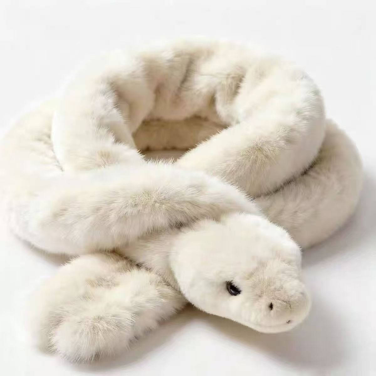 大蟒蛇围脖毛绒秋冬季时尚围巾毛绒保暖加厚围脖骑车玩偶蛇抽象,淘宝优惠券,粉丝福利购,淘宝优惠卷