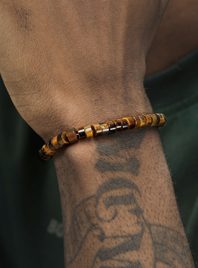 GRGR复古百搭虎眼石手串