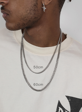 百搭细款古巴项链男嘻哈女同款