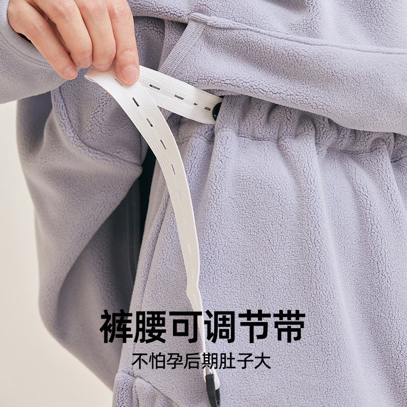 孕妇家居服冬季新款产后加绒月子服睡衣套装孕期哺乳衣休闲孕妇装