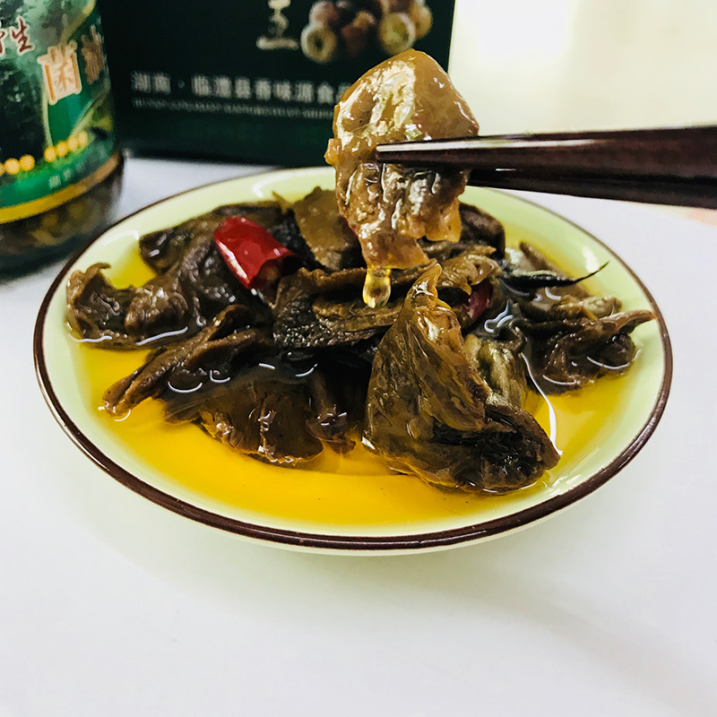 湖南常德特产 道水野生菌油王180g 重阳菌油 拌饭面酱素食下饭菜 - 图0