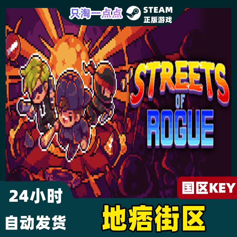 steam正版 地痞街区 痞子街区 Streets of Rogue 国区key - 图0