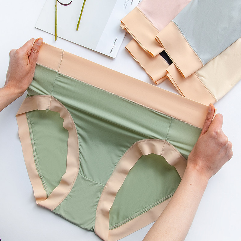高开叉内裤女 大码超薄三角裤无痕高腰200斤面膜冰丝不卡裆胖mm夏,淘宝优惠券,粉丝福利购,淘宝优惠卷