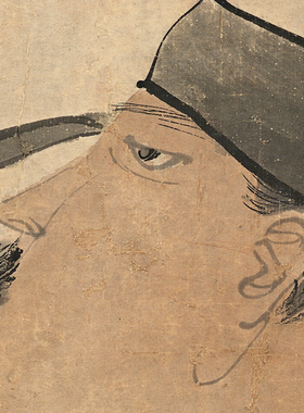 国画人物字画书画客厅玄关装饰画挂画任伯年天官赐福图赠卷轴装裱