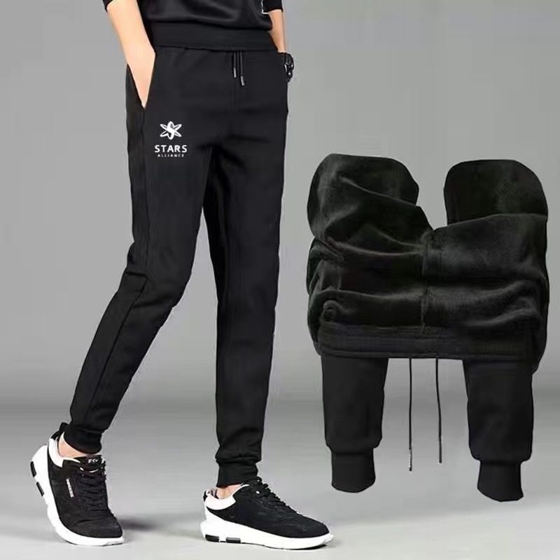 秋冬厚款男休闲裤青少年学生运动宽松束脚裤裤男哈伦裤工作裤长裤,淘宝优惠券,粉丝福利购,淘宝优惠卷