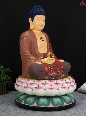 中式多款居家佛堂三宝佛阿弥陀佛释迦牟尼佛药师佛三世佛佛像摆件