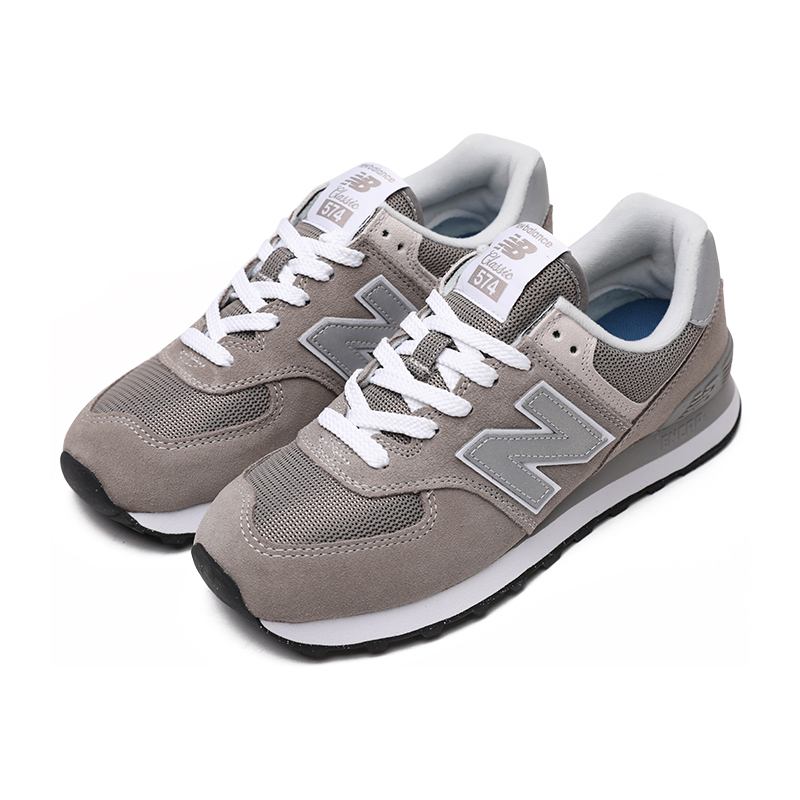 New Balance/NB官方旗舰店男女情侣元祖灰574复古鞋ML574EVG/EVW - 图3