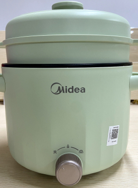 美的电煮锅家用宿舍多功能小型分体式电火锅蒸锅电炒锅泡面小电锅