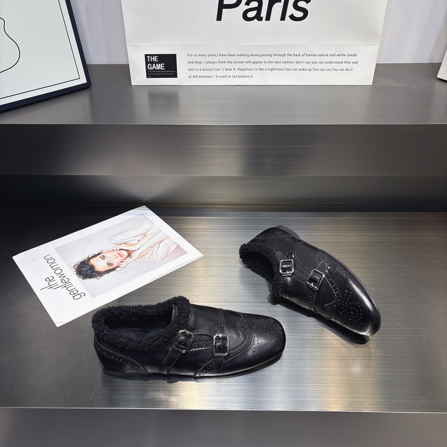 英伦风牛皮加绒小皮鞋女2025冬季新款皮带扣显瘦百搭保暖乐福鞋女,淘宝优惠券,粉丝福利购,淘宝优惠卷