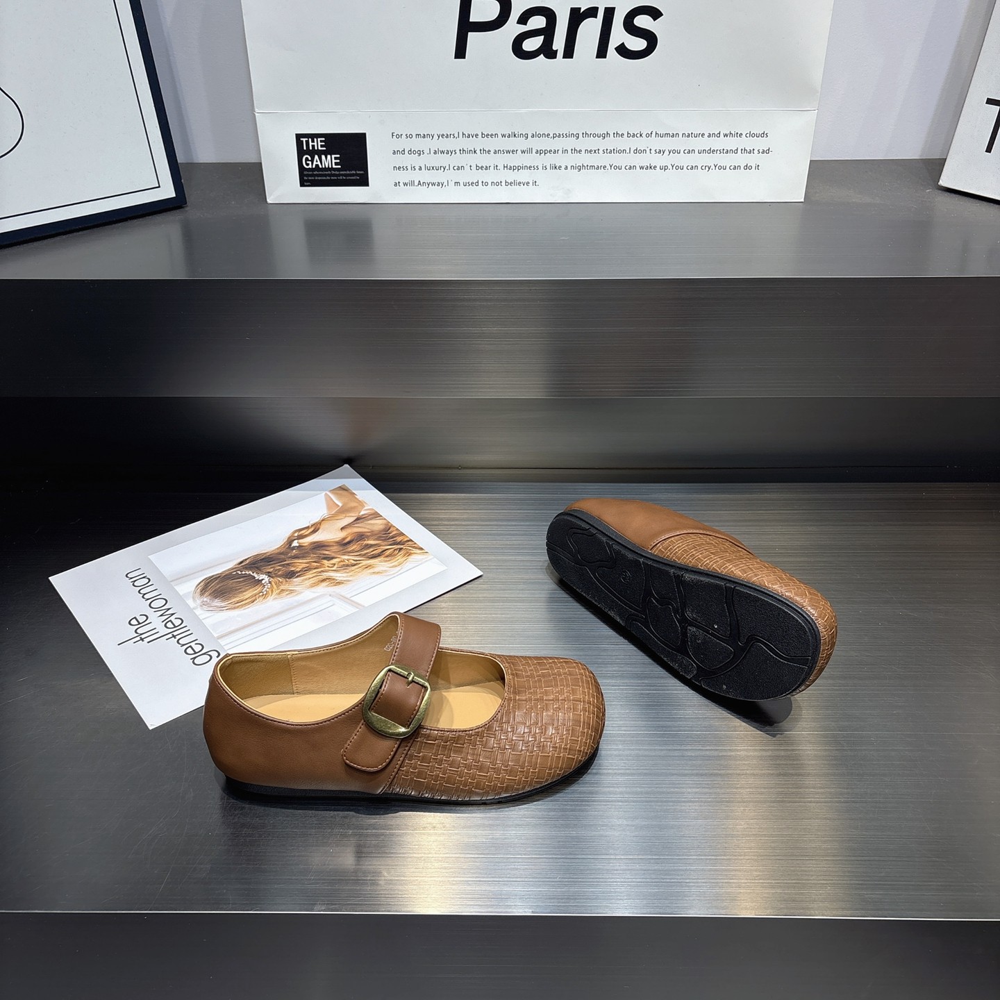 法式编织复古玛丽珍鞋单鞋女2026春季新款魔术贴舒适软底乐福鞋女,淘宝优惠券,粉丝福利购,淘宝优惠卷