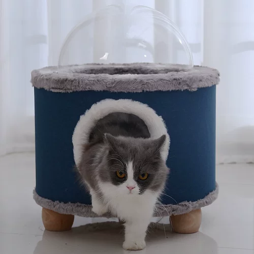 Hoopet Budering Earth Pet Cat Sleep и играет на кошку игрушку для кошек, большой космический лазание в одном