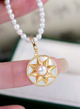 星星二用项链坠s925纯银时尚大气