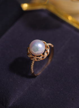 s925纯银时尚气质麻花二件套装