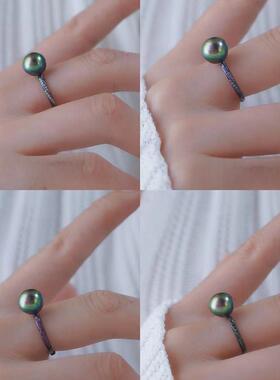 简约戒指托S925纯银小清新时尚