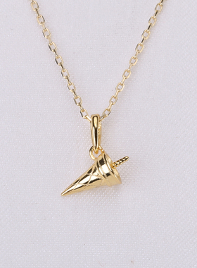 简约迷你雪糕项链坠珍珠diy配件