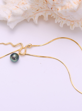 s925纯银简易式灵蛇套链一体链