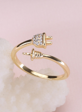 diy纯银珍珠饰品戒指托