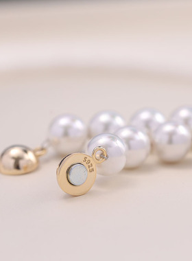 光面简约磁铁扣无划痕球形项链扣