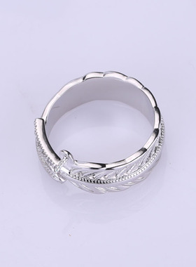 精致豪华时尚羽毛戒指托配件