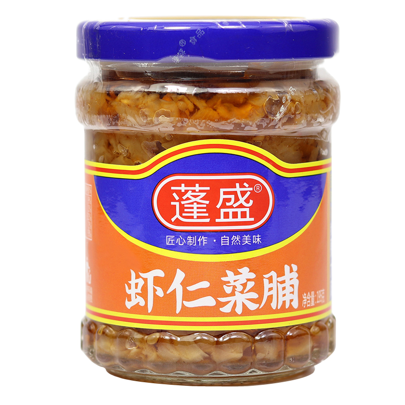 潮汕特产蓬盛虾仁菜脯195g*3瓶萝卜干 开味下饭菜 佐粥潮州特产 - 图3