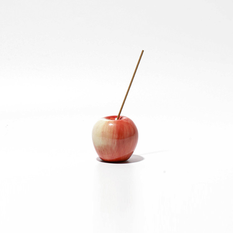 wuusee 苹果香插礼盒手工陶瓷线香插ins风高颜值摆件礼物,淘宝优惠券,粉丝福利购,淘宝优惠卷