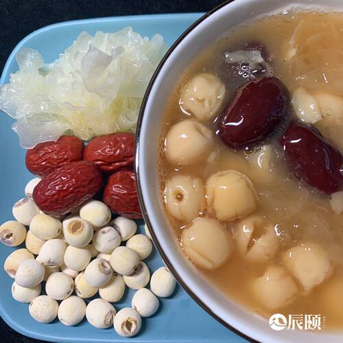 辰颐物语粉糯通芯白莲子洪湖特产白莲干货去芯无芯莲子400g包邮 - 图0