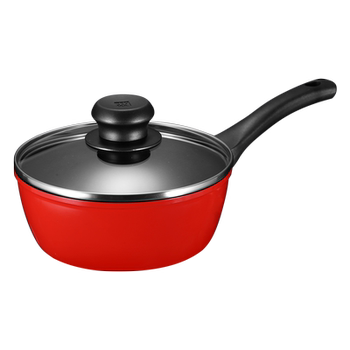 德国双立人新品20cm红色辅食不粘锅