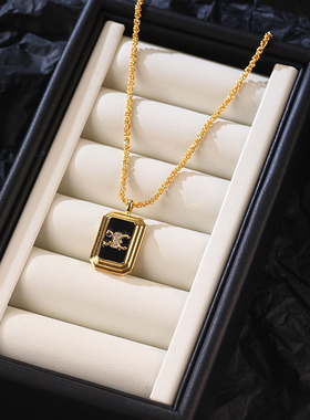 欧美复古凯旋门项链秋冬毛衣链