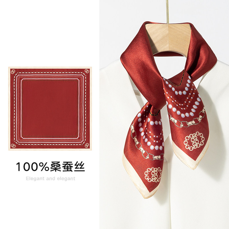 丝巾伴手礼母亲节礼物丝巾礼盒送长辈妈妈生日礼物退休商务纪念品