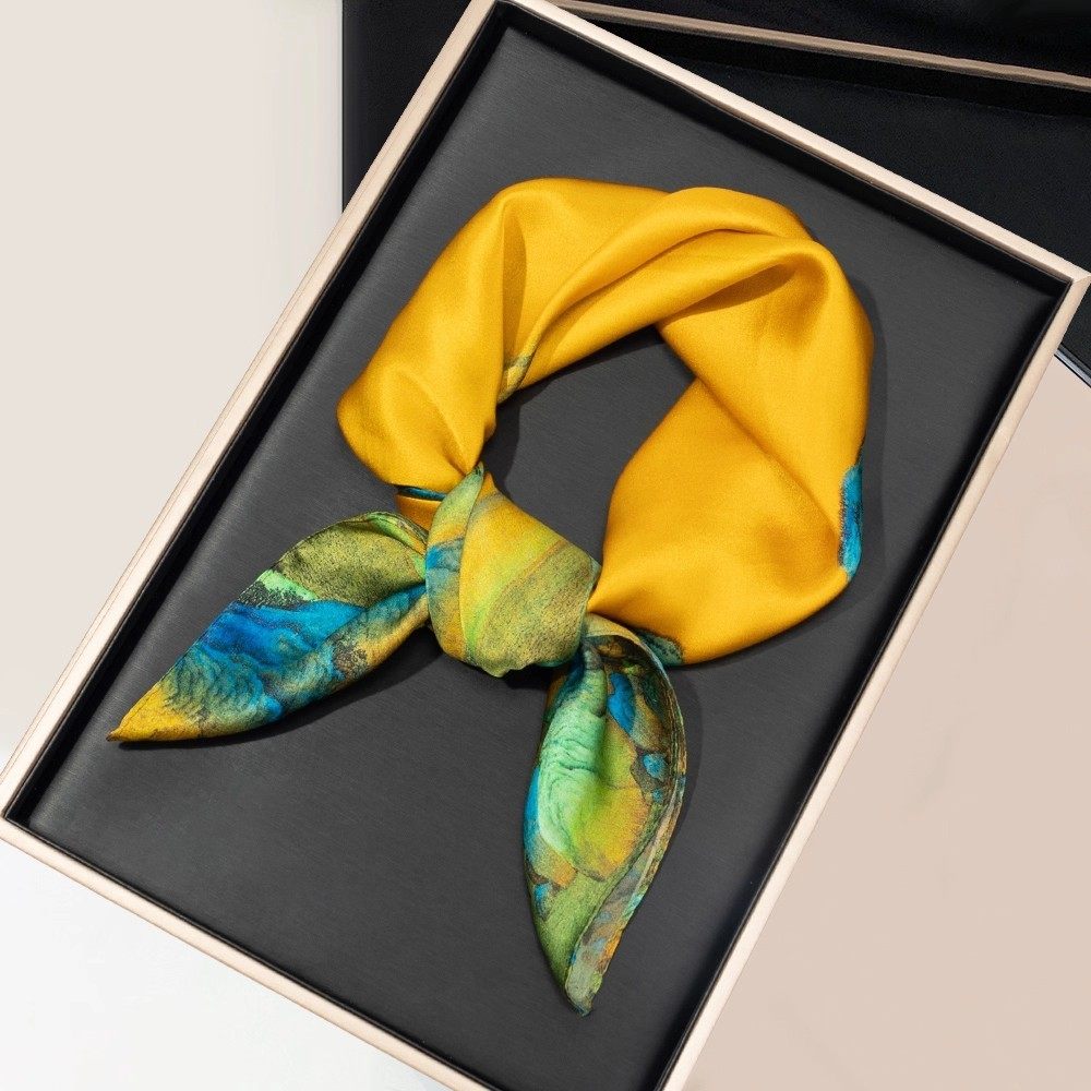 上海故事高档红色真丝丝巾女2025新款方巾百搭秋冬100%桑蚕丝领巾,淘宝优惠券,粉丝福利购,淘宝优惠卷