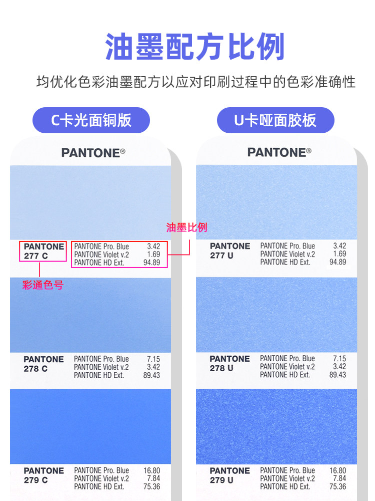 新版PANTONE潘通色卡国际标准色卡C卡U色卡国标通用CU色卡GP1601B_虎窝淘