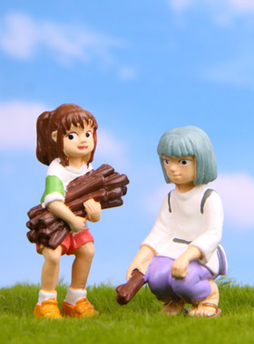 篝火鱼缸造景造景劳珍呆萌