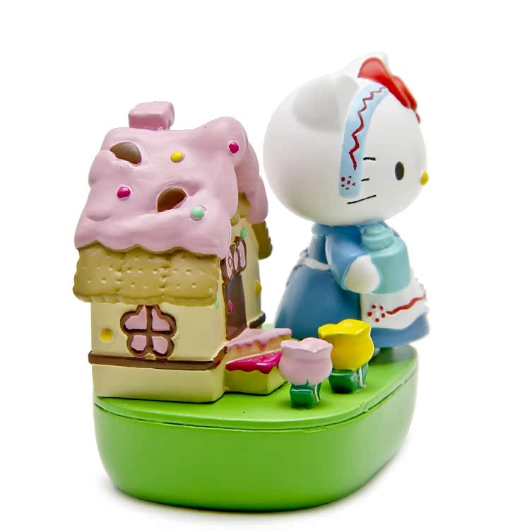 HelloKitty凯蒂猫KT猫剧场版造景森林小屋人鱼摆件造景公仔 - 图1