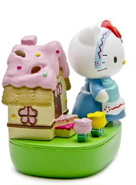 HelloKitty凯蒂猫KT猫剧场版造景森林小屋人鱼摆件造景公仔