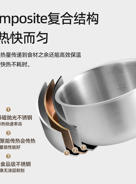 适用于苏泊尔3L升电饭煲316L不锈钢内胆SF30FC671/SF30FC871锅胆